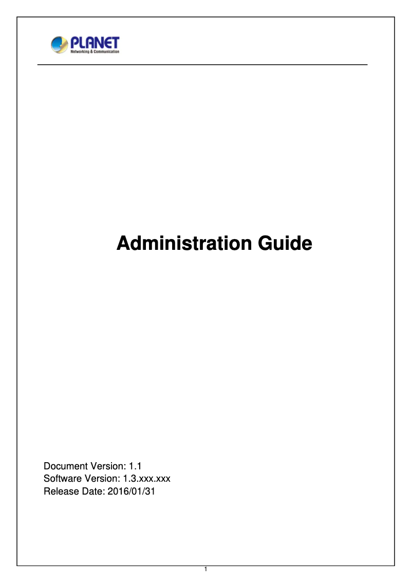 Página 1 del manual Manual de usuario Planet VIP-1120PT