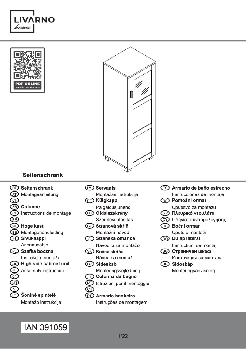 Page n°1 - Manuel utilisateur Livarno Lux Basel