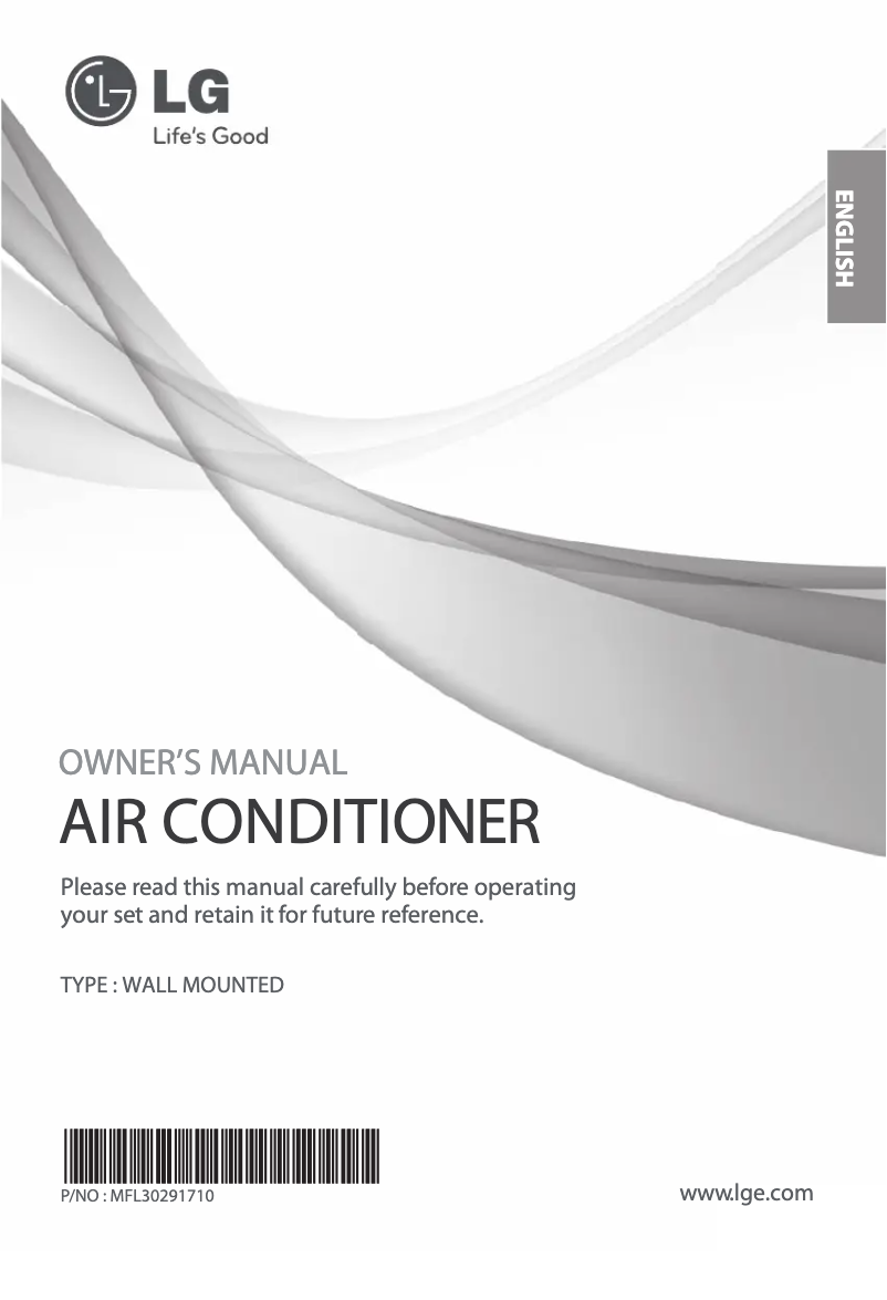 Page 1 de la notice Manuel utilisateur LG HSNH1865SA0