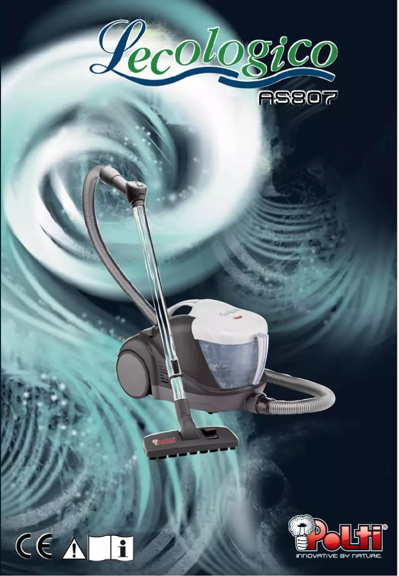 Página 1 del manual Manual de usuario Polti Lecologico AS807