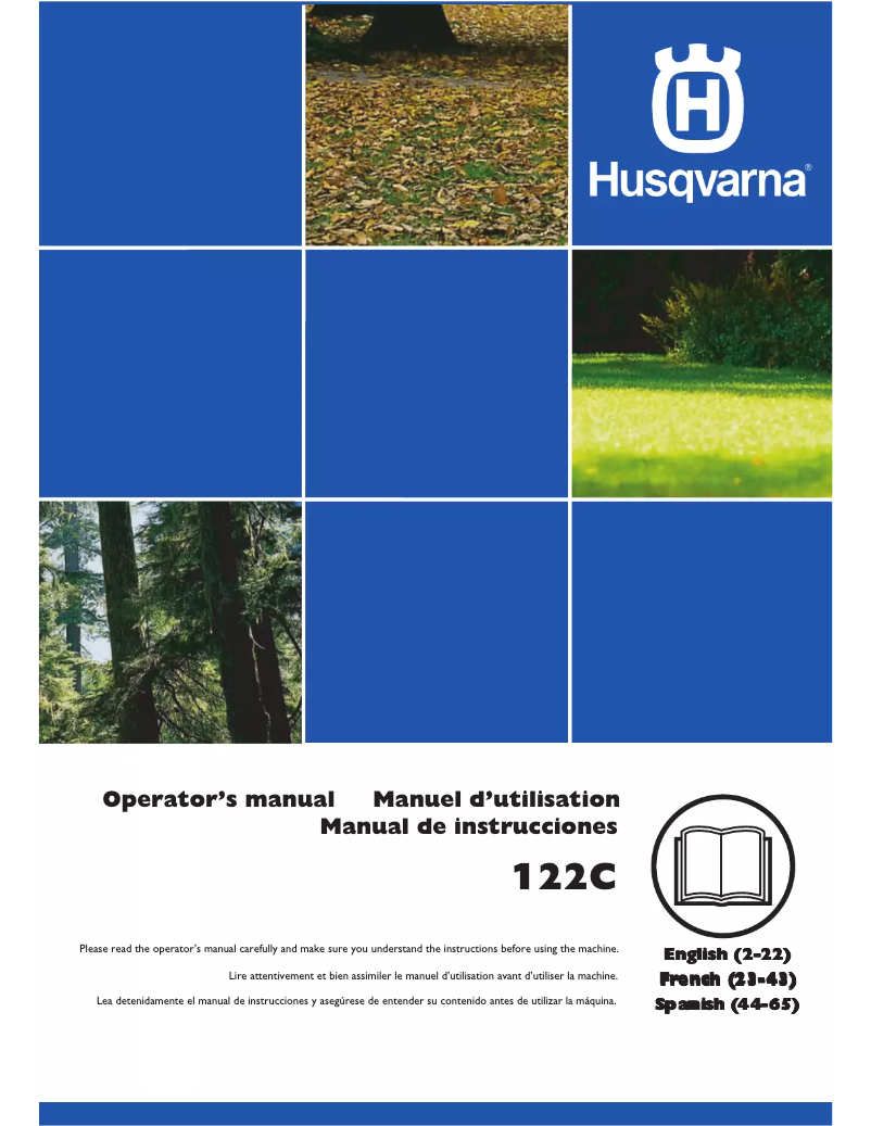 Page n°1 - Manuel utilisateur Husqvarna 122