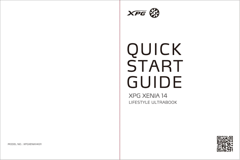Image de la première page du manuel de l'appareil Xenia 14 Lifestyle