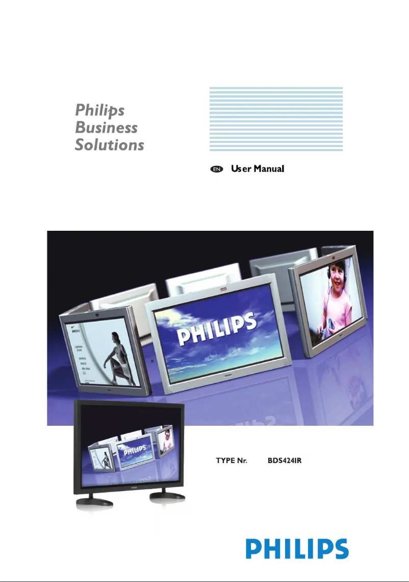 Page 1 de la notice Manuel utilisateur Philips BDS4241