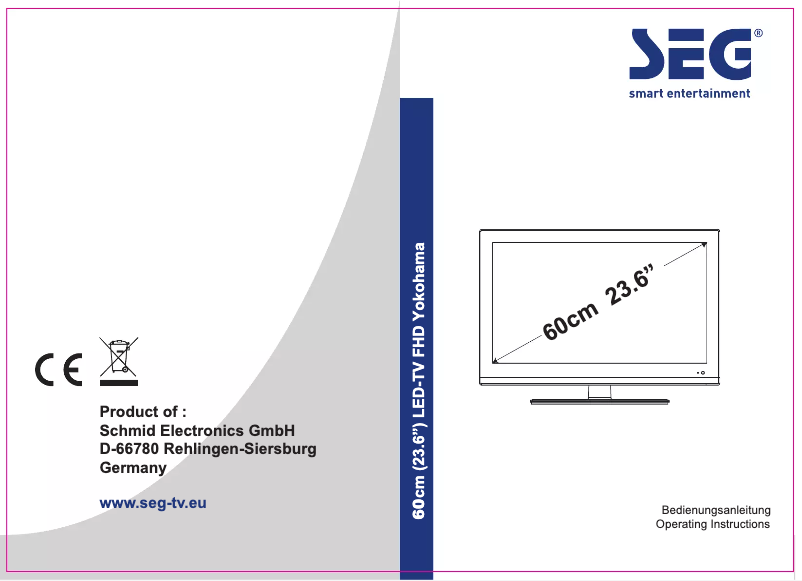 Page 1 de la notice Manuel utilisateur SEG Yokohama