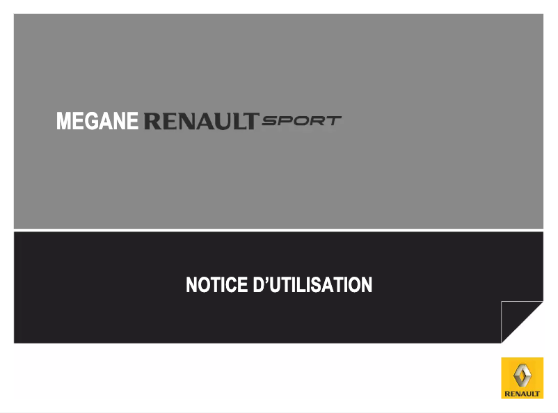 Página 1 del manual Manual de usuario Renault Megane Sport (2010)