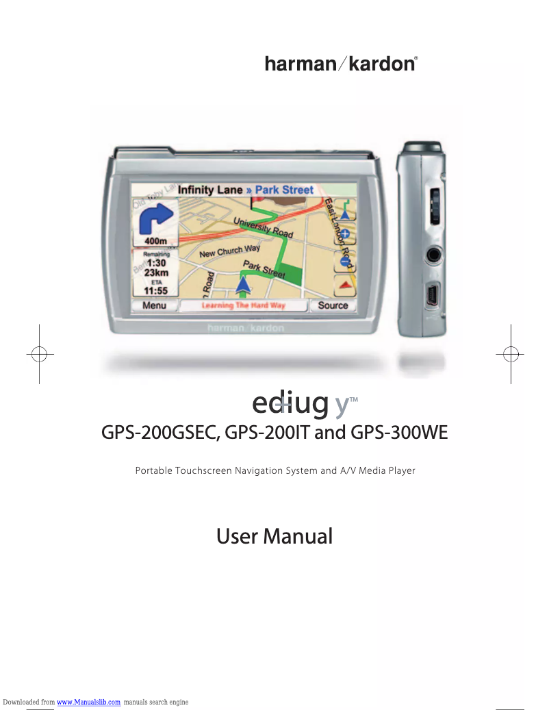 Página 1 del manual Manual de usuario Harman Kardon GPS-200GSEC