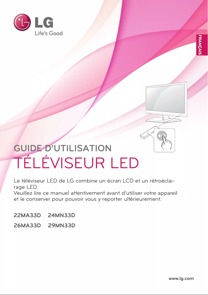 Page n°1 - Manuel utilisateur LG 22MA33D