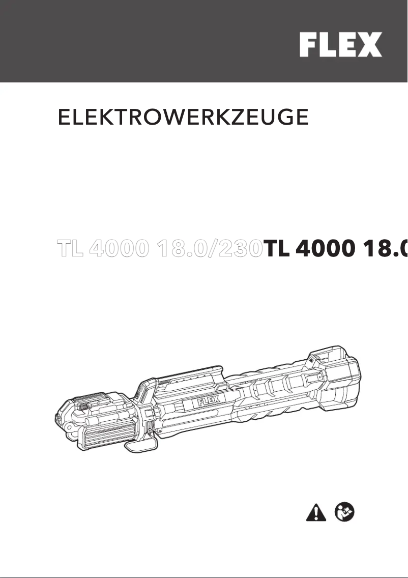 Página 1 del manual Manual de usuario Flex TL 4000 18.0/230