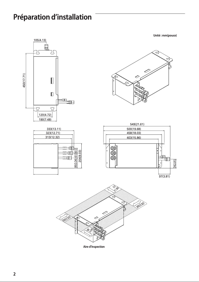 Image de la première page du manuel de l'appareil MXD-E32K300A