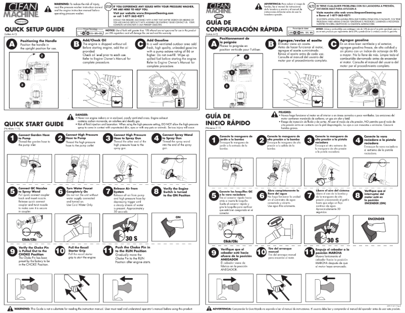 Image de la première page du manuel de l'appareil CM60912-S
