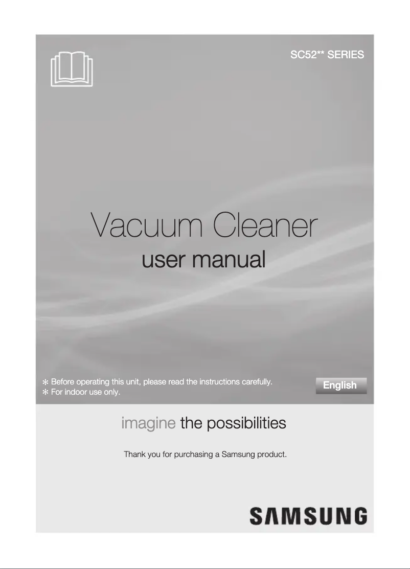 Page 1 de la notice Manuel utilisateur Samsung SC52U0