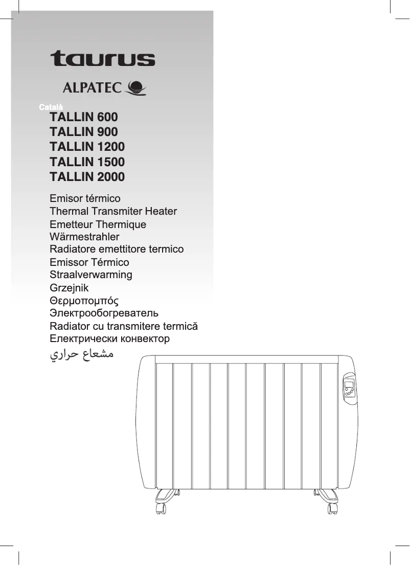 Page n°1 - Manuel utilisateur Taurus Tallin 1200