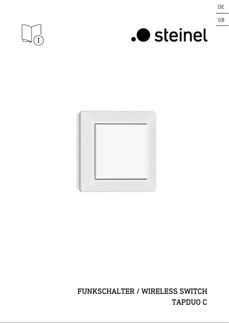 Page 1 de la notice Manuel utilisateur Steinel TapDuo C