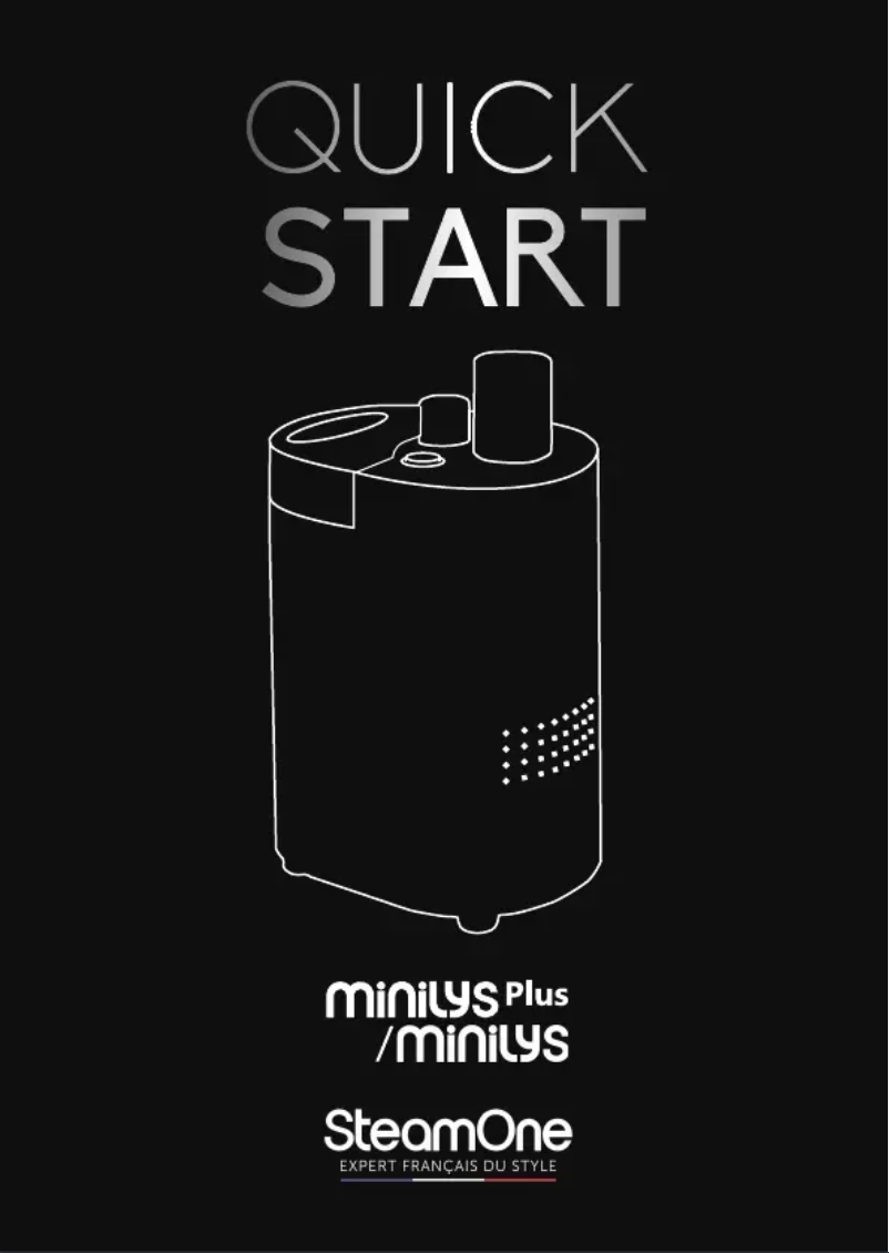 Page n°1 - Manuel utilisateur SteamOne Minilys MI60SB