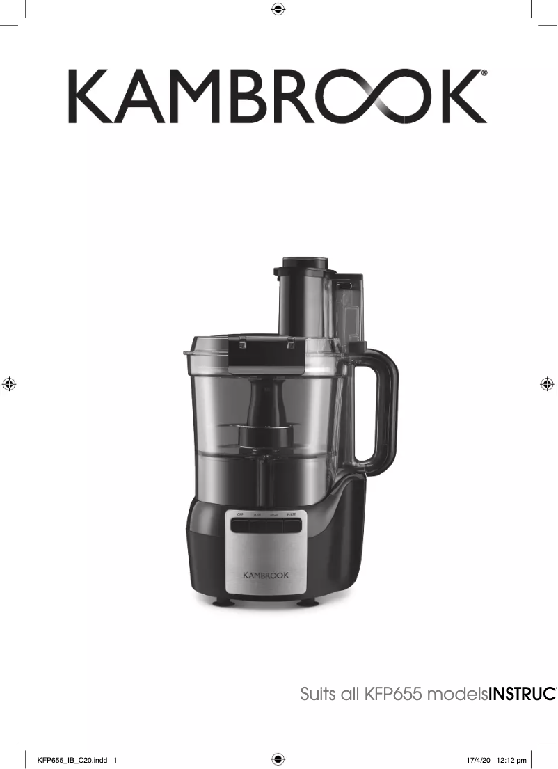 Page n°1 - Manuel utilisateur Kambrook Snap & Seal KFP655
