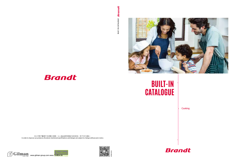 Page 1 de la notice Catalogue Brandt BPI6230BL