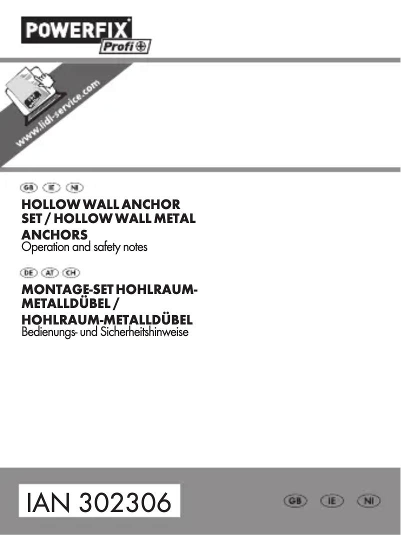 Image de la première page du manuel de l'appareil HG03868