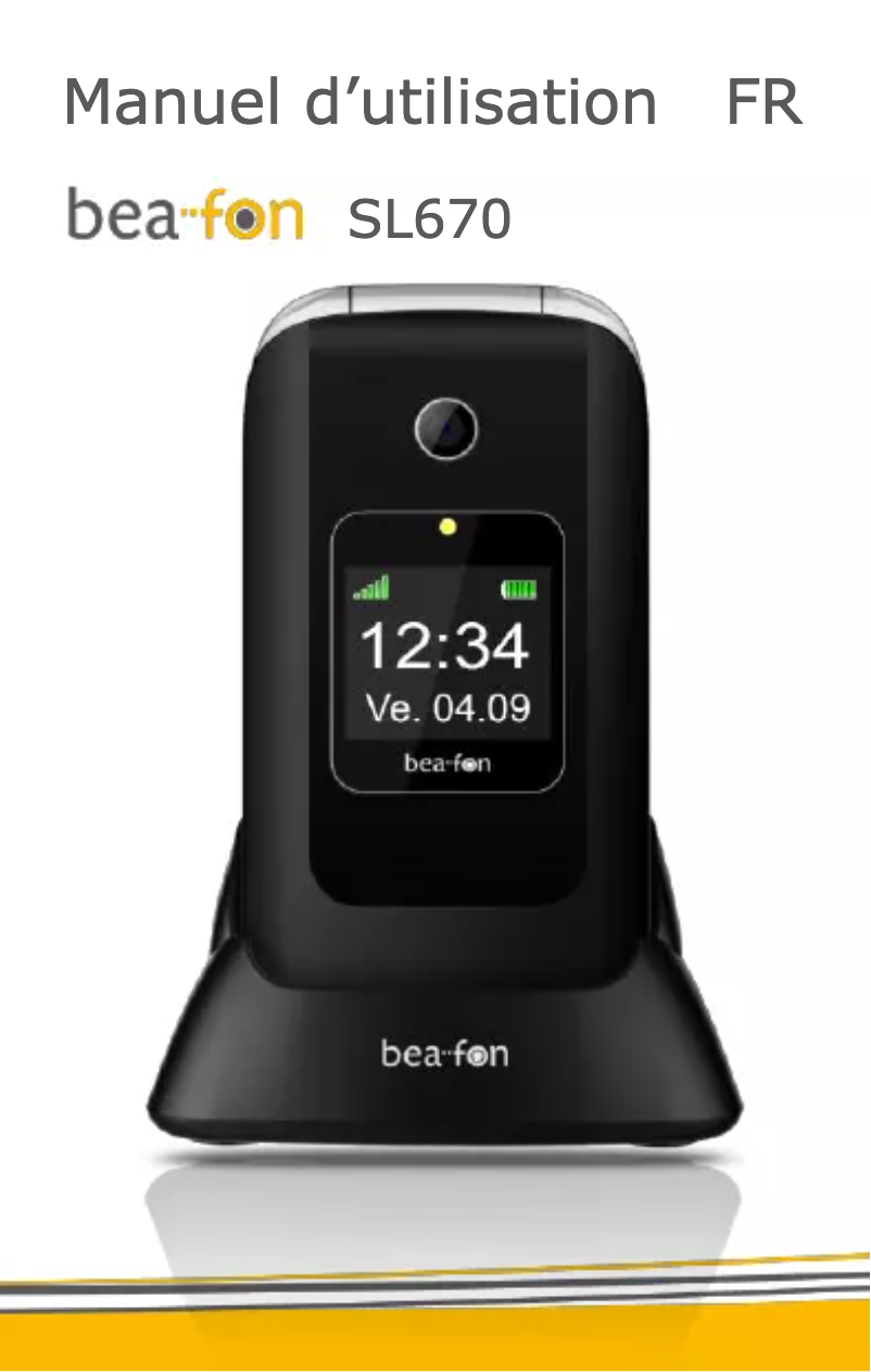 Page n°1 - Manuel utilisateur Bea-fon SL670