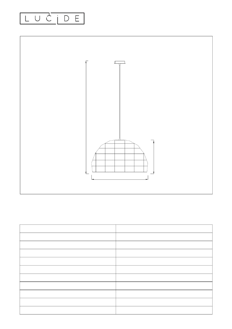 Page 1 de la notice Manuel utilisateur Lucide Ramona