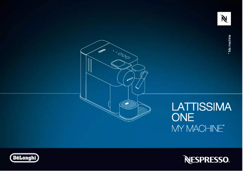 Image de la première page du manuel de l'appareil Nespresso Gran Lattissima EN650