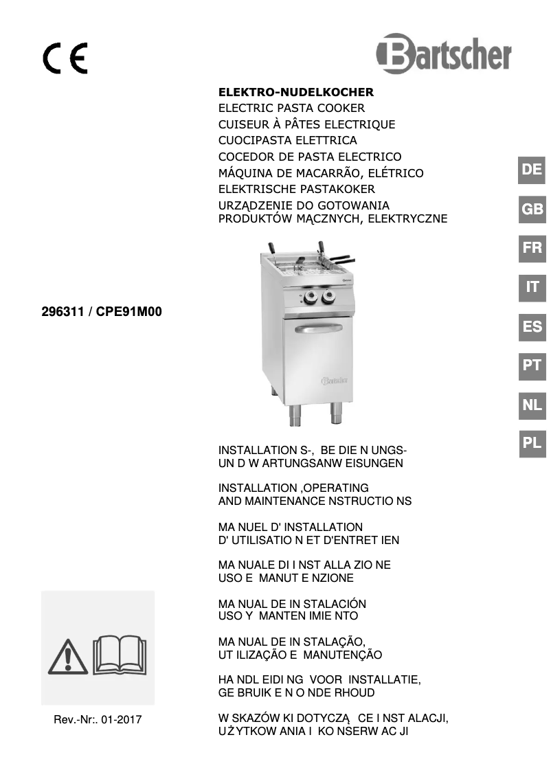 Image de la première page du manuel de l'appareil 296311