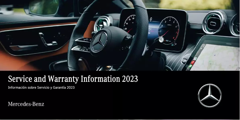 Página 1 del manual Información de garantía Mercedes-Benz S-Class Maybach (2023)