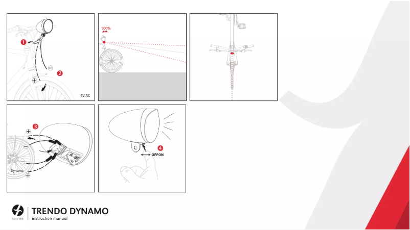 Page 1 de la notice Manuel utilisateur Spanninga Trendo