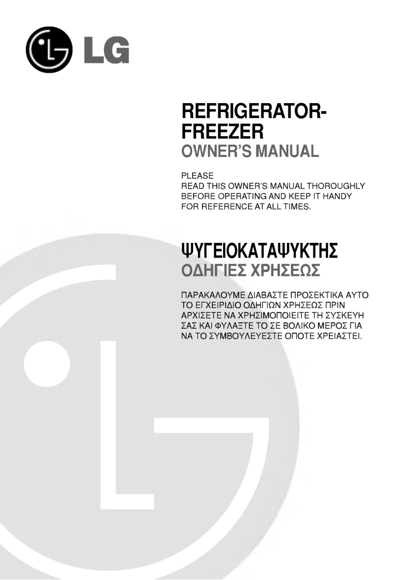 Page 1 de la notice Manuel utilisateur LG GR-S652QVQA