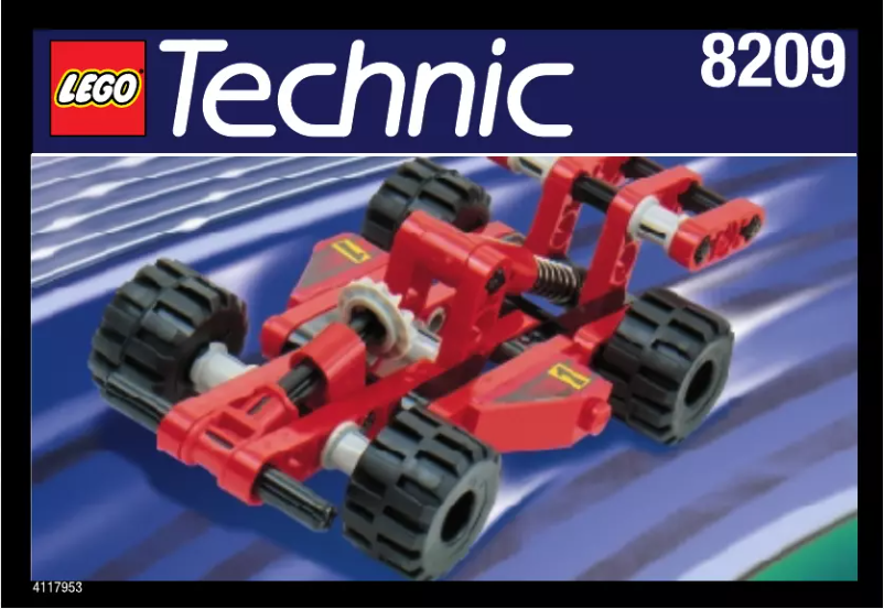 Page n°1 - Manuel utilisateur Lego Technic 8209