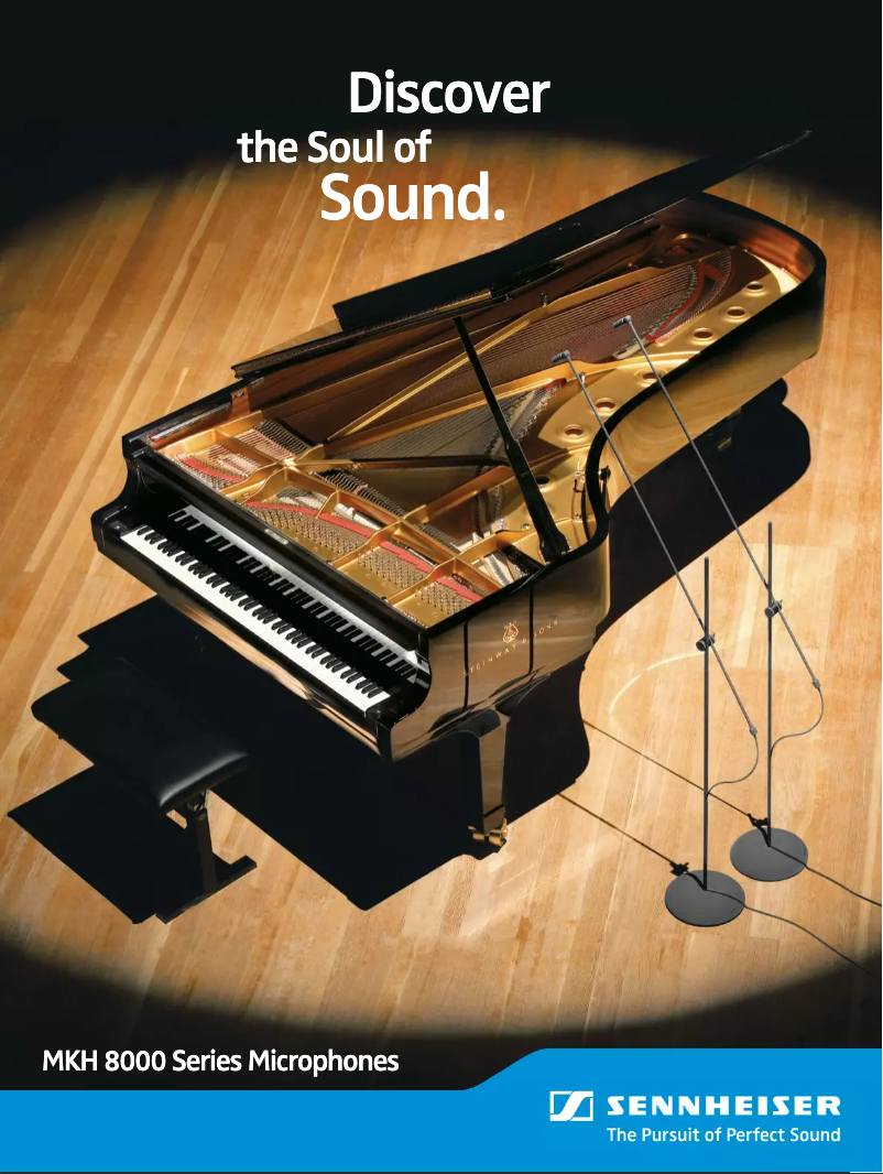 Page 1 de la notice Brochure Sennheiser MKH 8070