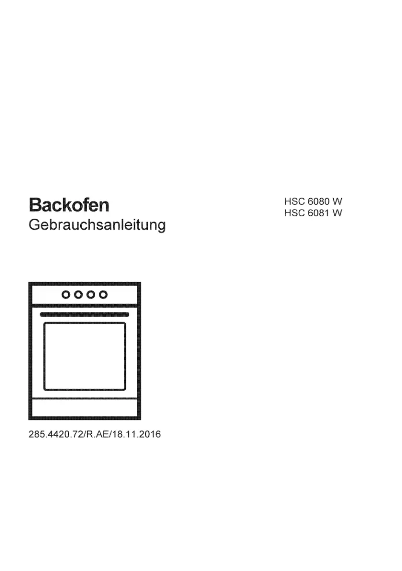 Page 1 de la notice Manuel utilisateur Elektra Bregenz HSC 6081 W