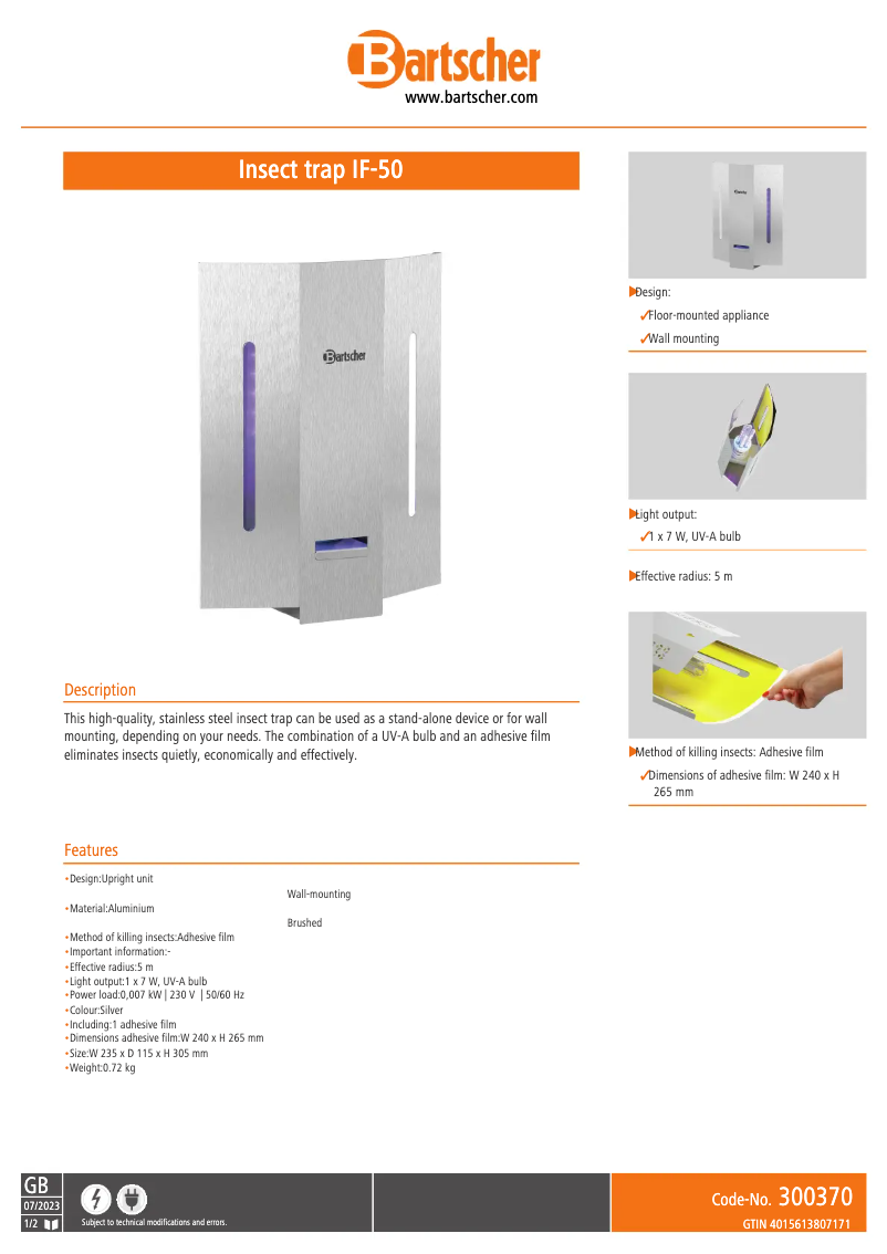 Image de la première page du manuel de l'appareil IF-50