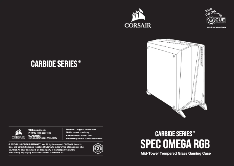 Image de la première page du manuel de l'appareil Carbide SPEC-OMEGA RGB