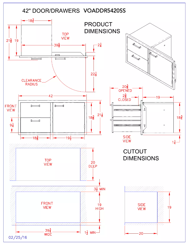 Image de la première page du manuel de l'appareil VOADDR5420SS