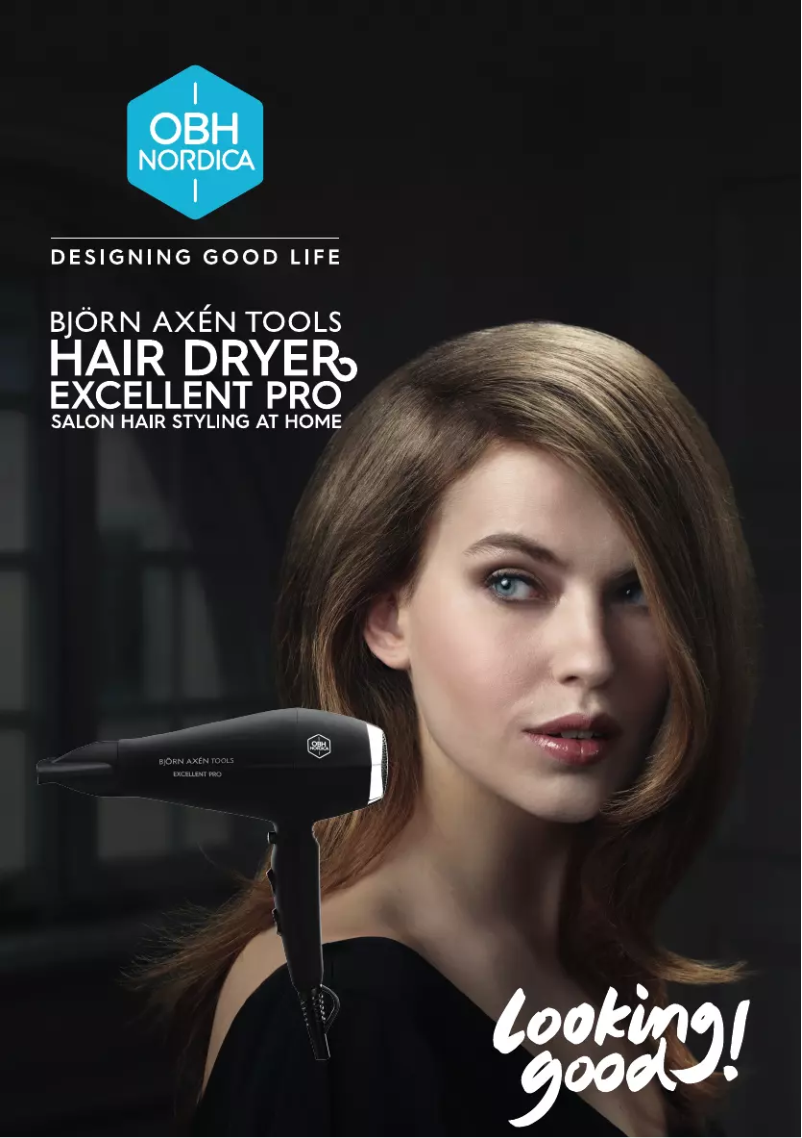 Page 1 de la notice Manuel utilisateur OBH Nordica Björn Axén Excellent Pro 5193