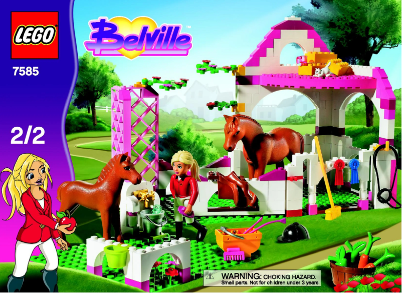 Page 1 de la notice Manuel utilisateur Lego Belville 7585