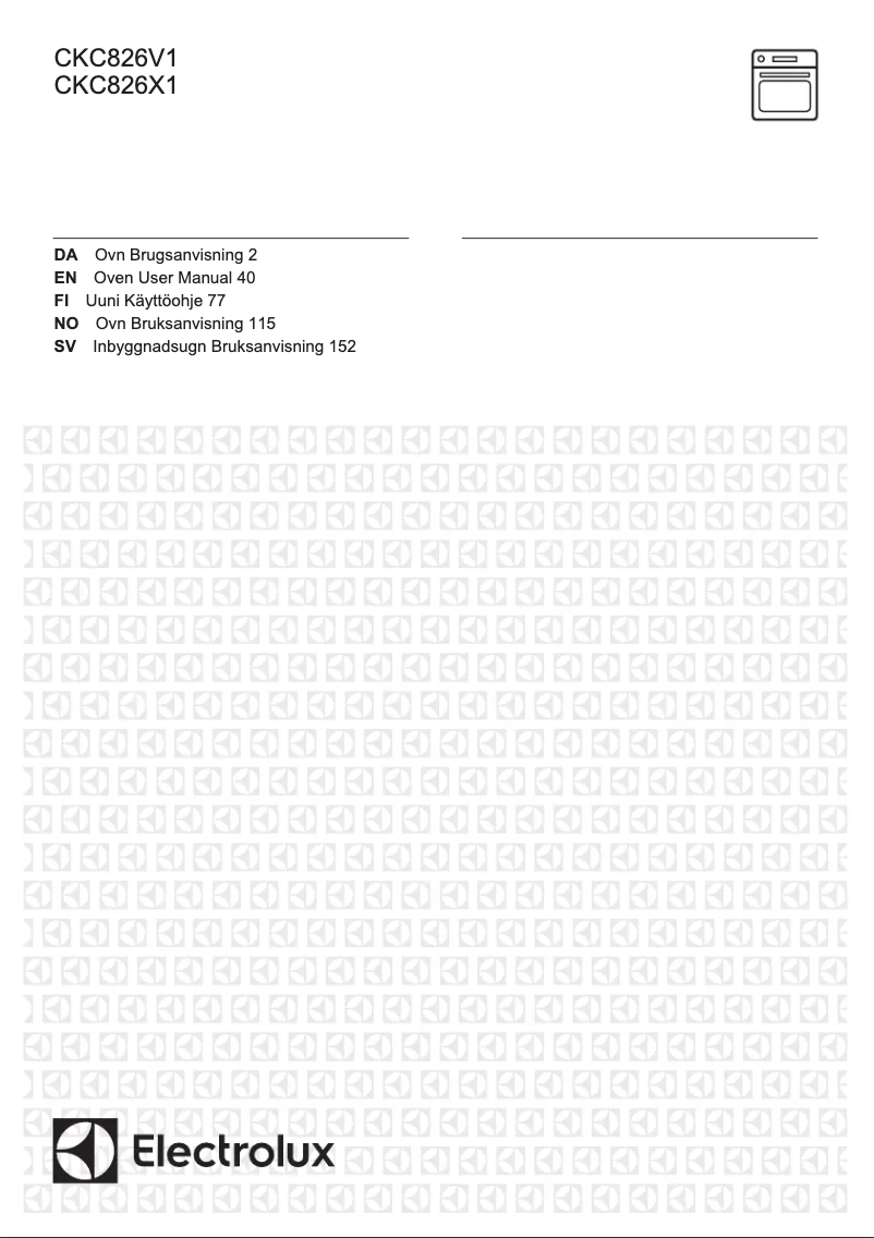 Image de la première page du manuel de l'appareil CKC826X1