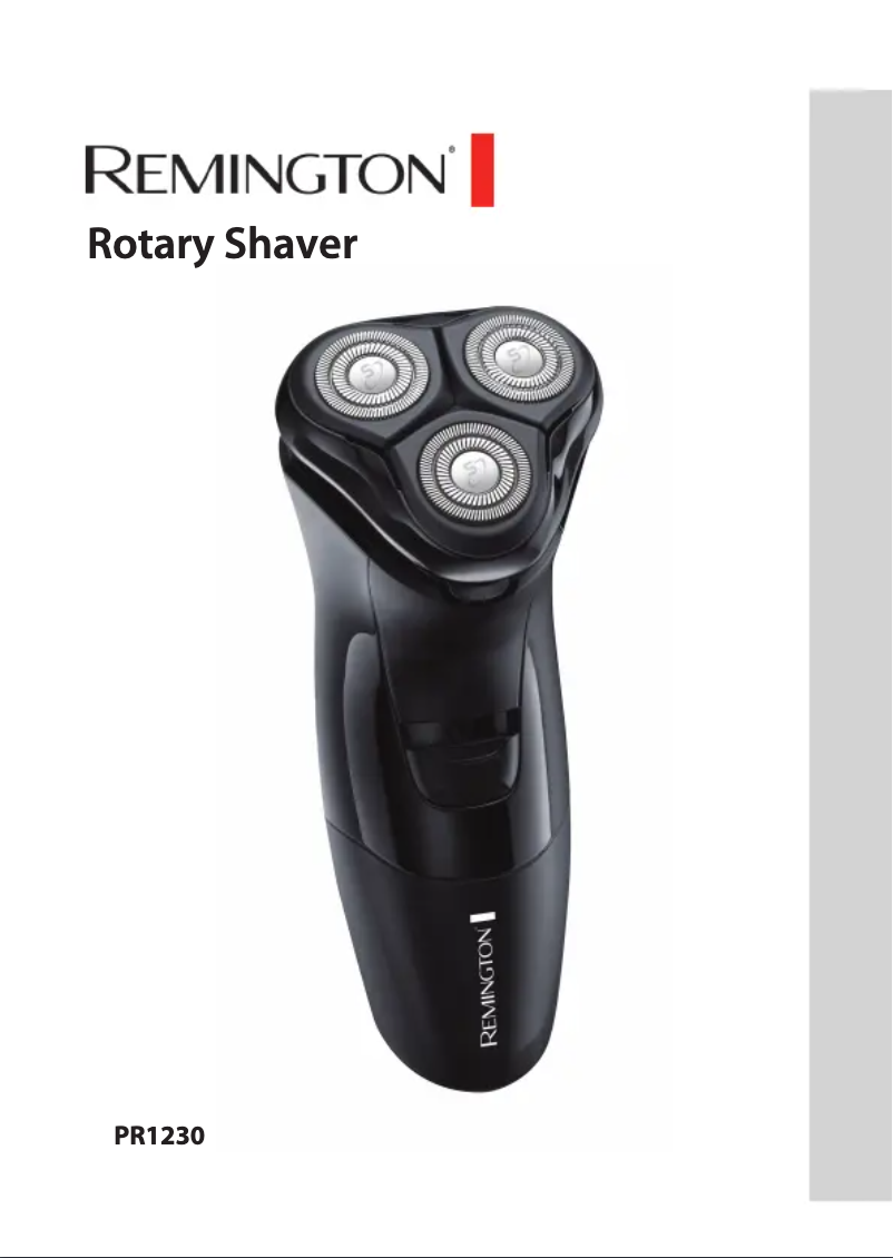 Page 1 de la notice Manuel utilisateur Remington PR1230