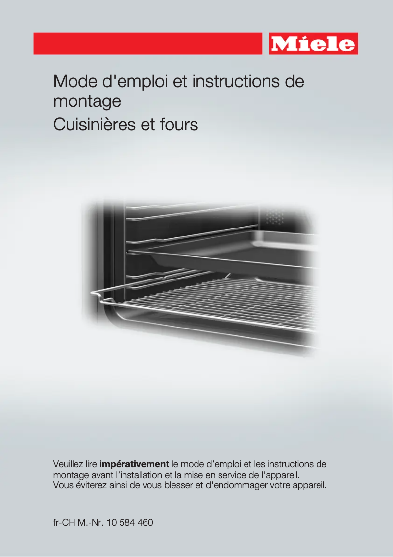 Page 1 de la notice Manuel utilisateur Miele H 2255-55 E Active