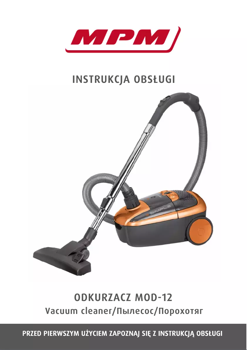 Página 1 del manual Manual de usuario MPM MOD-12