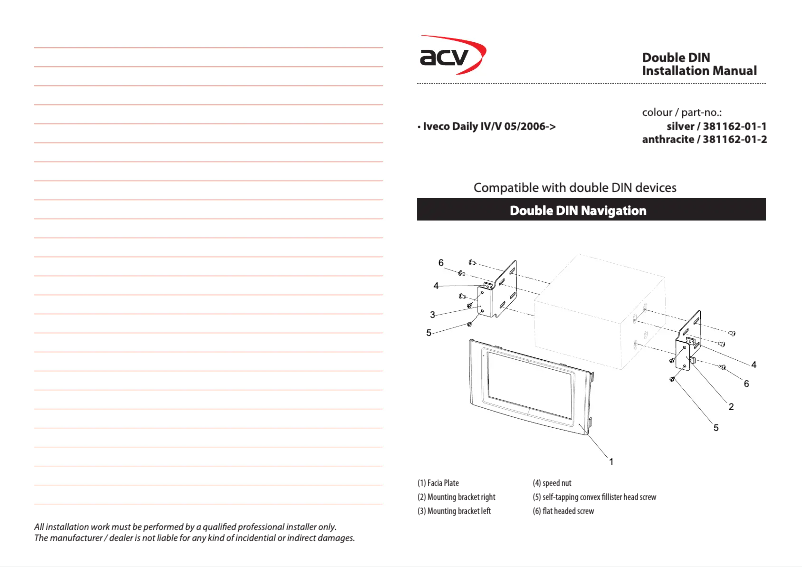 Image de la première page du manuel de l'appareil 381162-01-2