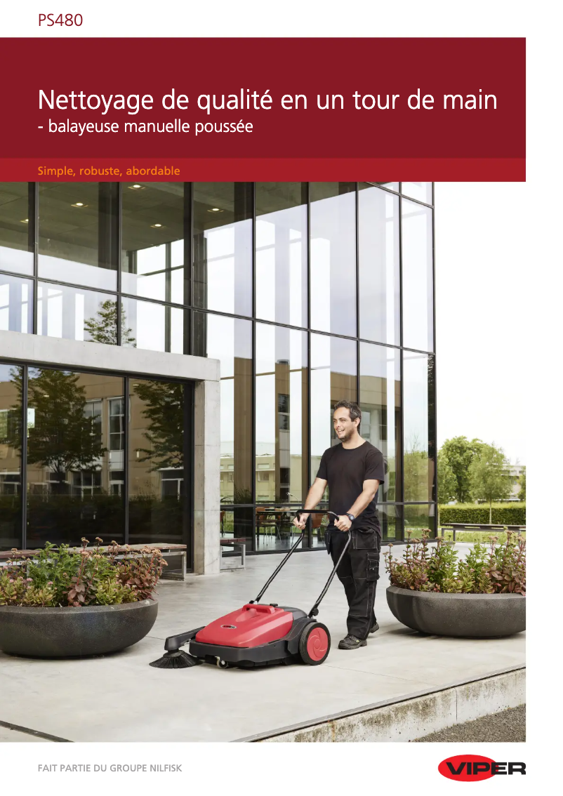 Page 1 de la notice Brochure Nilfisk Viper PS480
