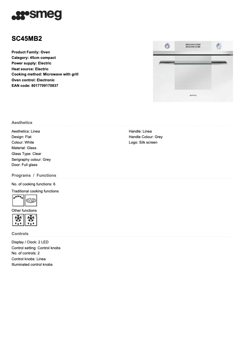 Imagen de la primera página del manual del dispositivo SC45MB2