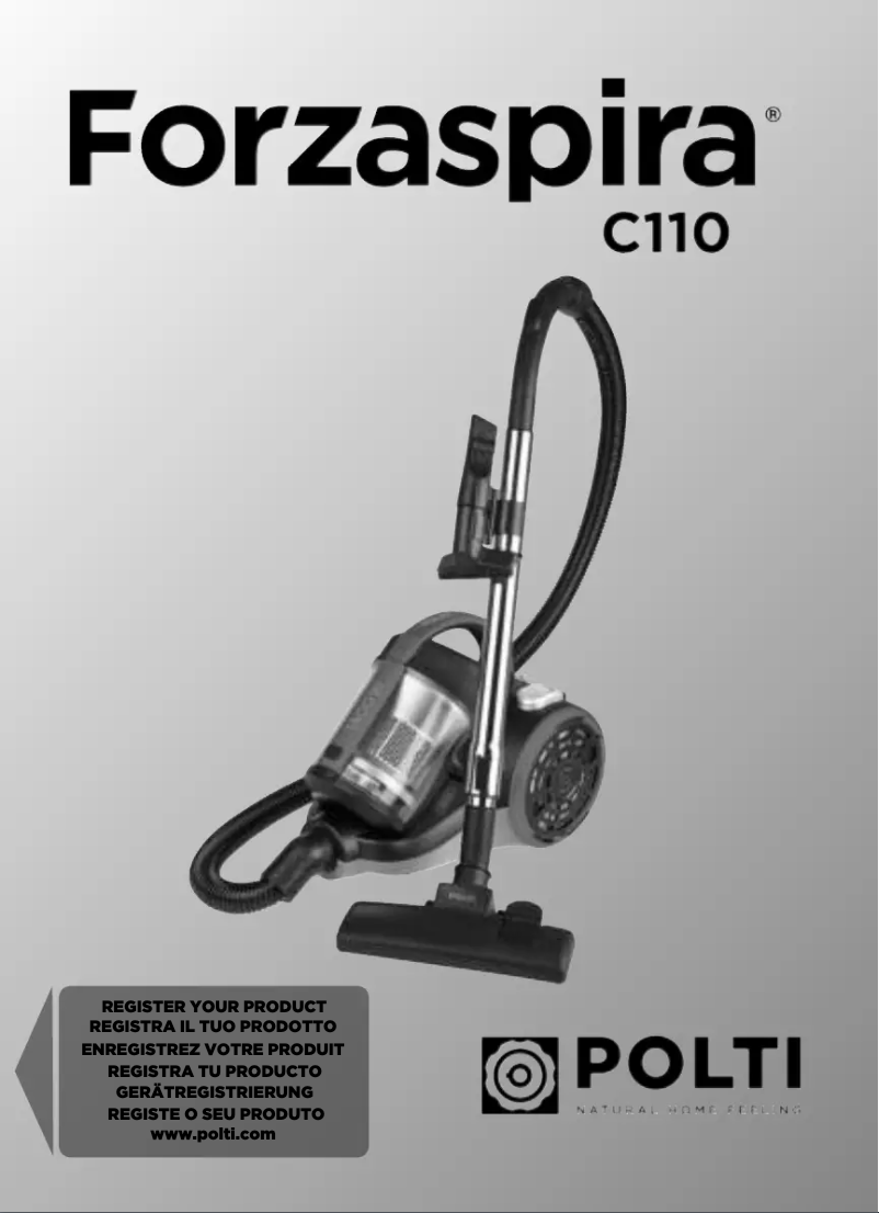 Image de la première page du manuel de l'appareil Forzaspira C110