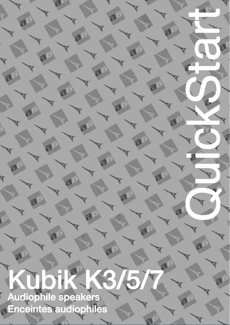 Page n°1 - Manuel utilisateur Advance Acoustic Kubik K3