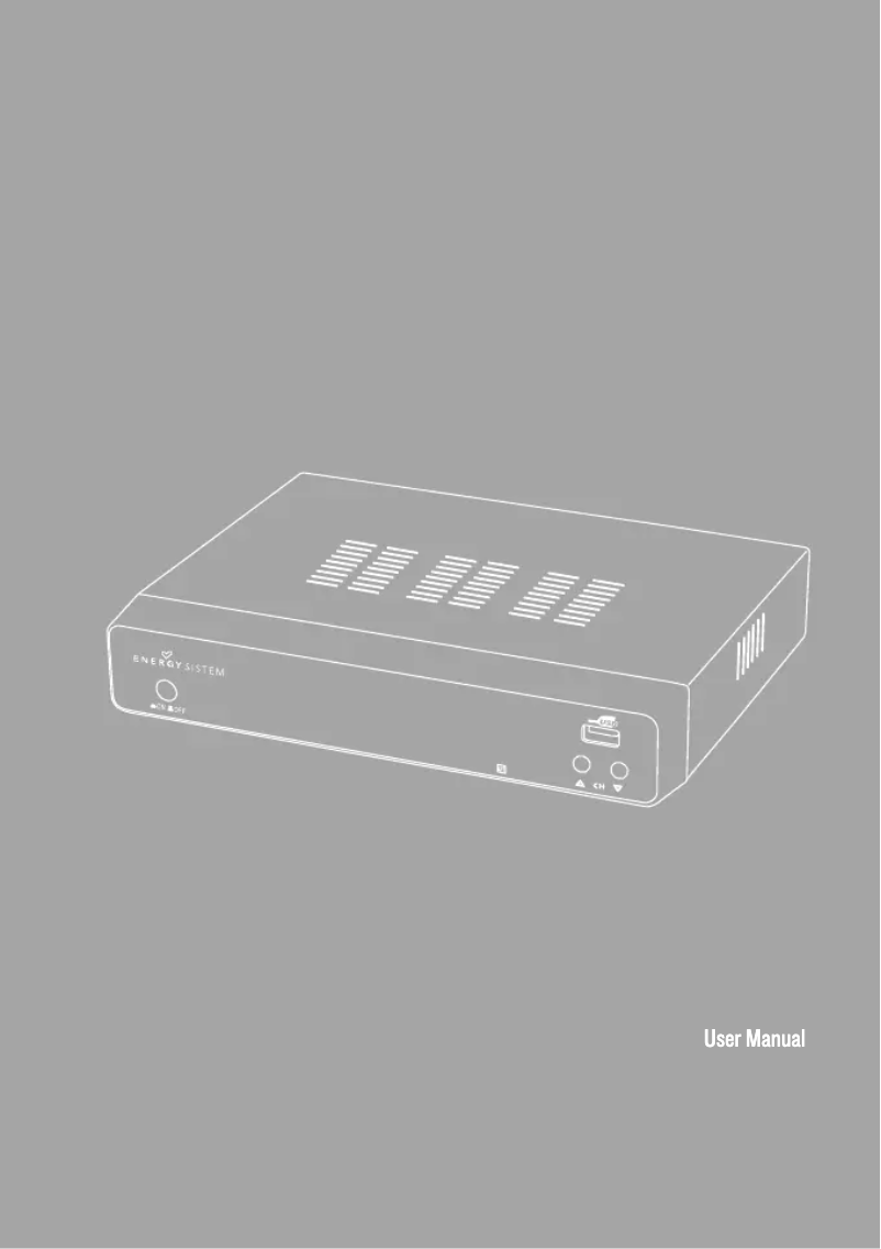 Page 1 de la notice Manuel utilisateur Energy Sistem T5250
