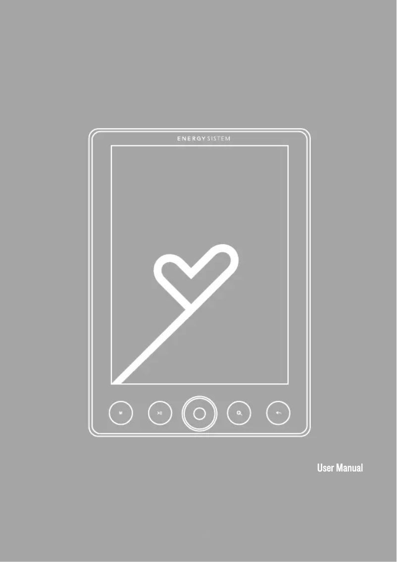 Page 1 de la notice Manuel utilisateur Energy Sistem Book 1060