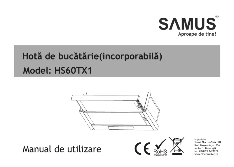Page n°1 - Manuel utilisateur Samus HS60TX1
