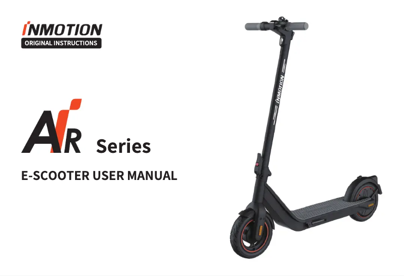 Image de la première page du manuel de l'appareil Air Pro