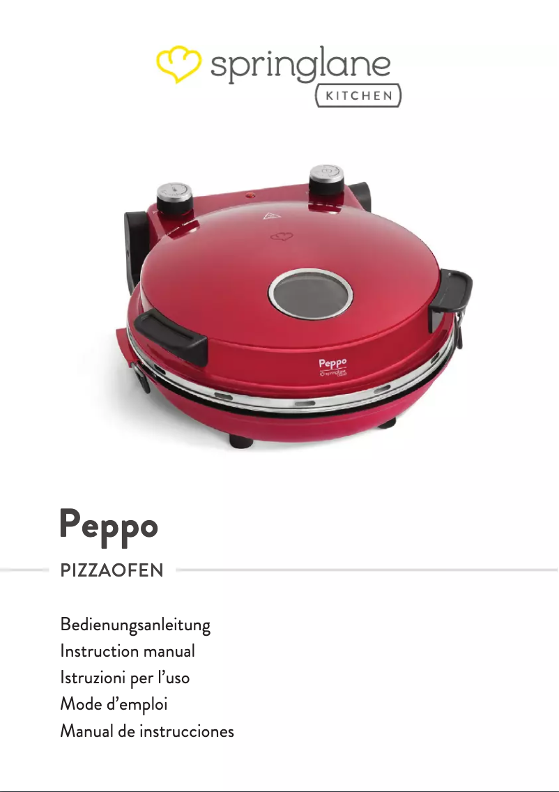 Imagen de la primera página del manual del dispositivo Peppo